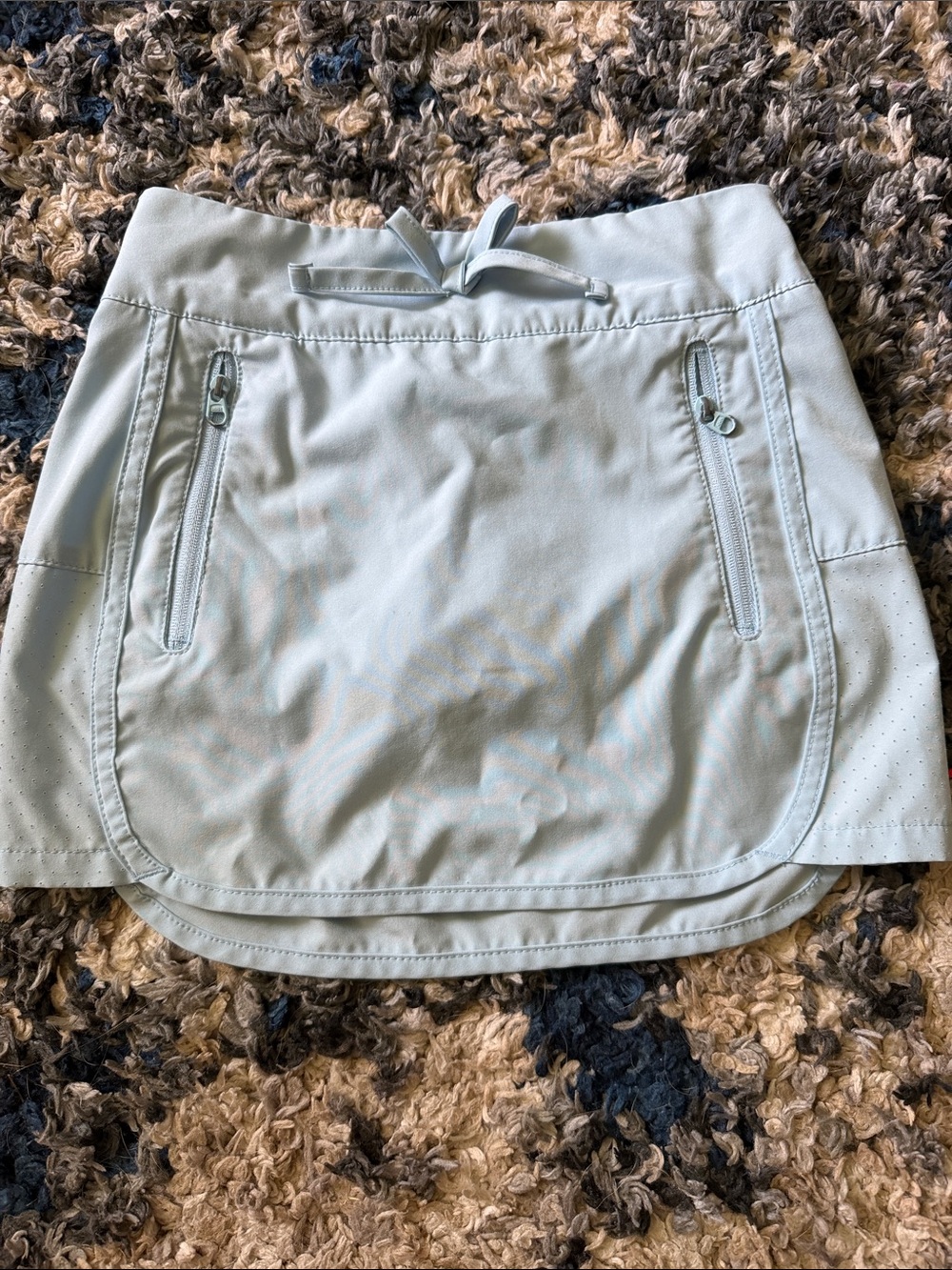 Light Blue Magellan Athletic Skort with Zip Pockets